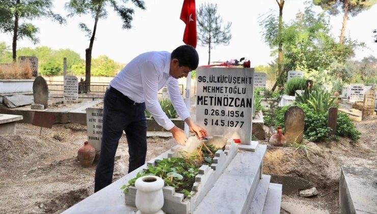 Başkan Özcan ’Ülkücü Şehitleri Anma Günü’ dolayısıyla kabir ziyareti gerçekleştirdi