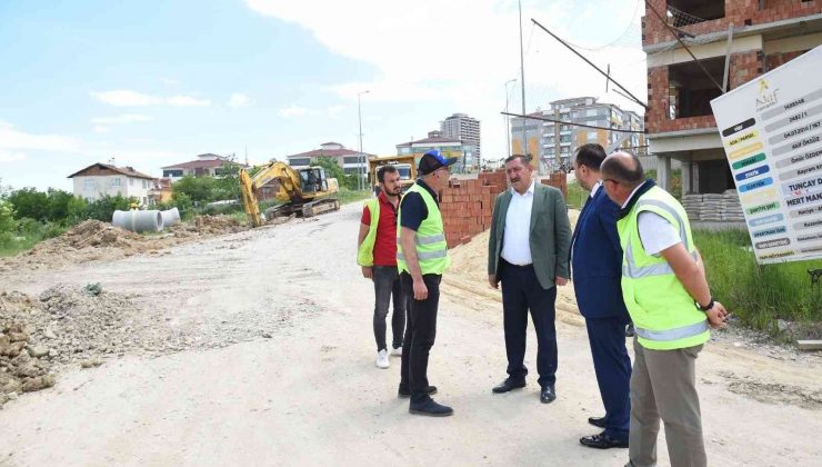 Başkan Vidinlioğlu, altyapı çalışmalarını inceledi