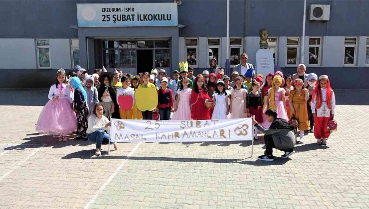 İspir’de 25 Şubat İlkokulu öğrencilerinden anlamlı etkinlik
