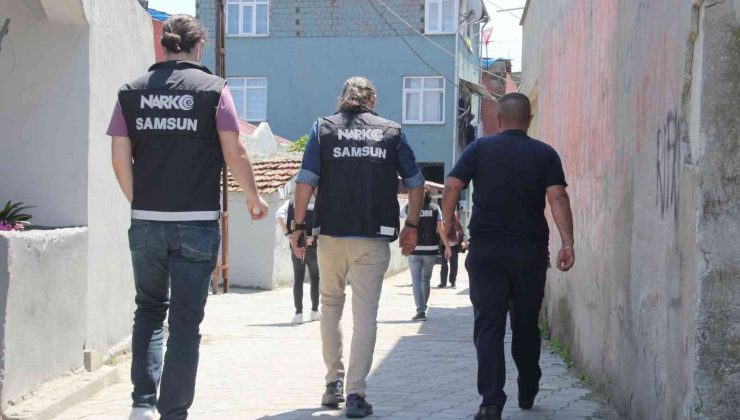 Samsun’da uyuşturucu operasyonu: 7 gözaltı