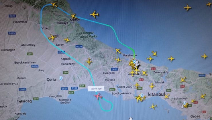 THY’ın İstanbul- Toronto seferini yapan uçağı geri döndü