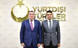 Kassanov, YTB Başkanı Eren ile görüştü