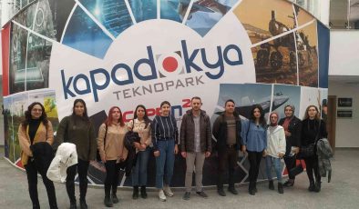 NEVÜ öğrencileri Kapadokya Teknopark’ı ziyaret etti