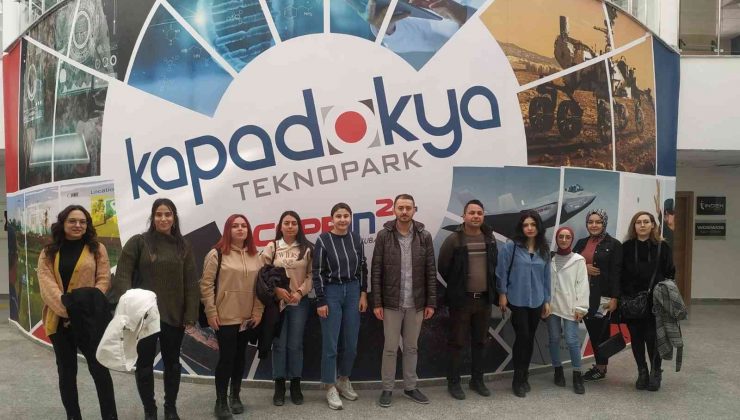 NEVÜ öğrencileri Kapadokya Teknopark’ı ziyaret etti