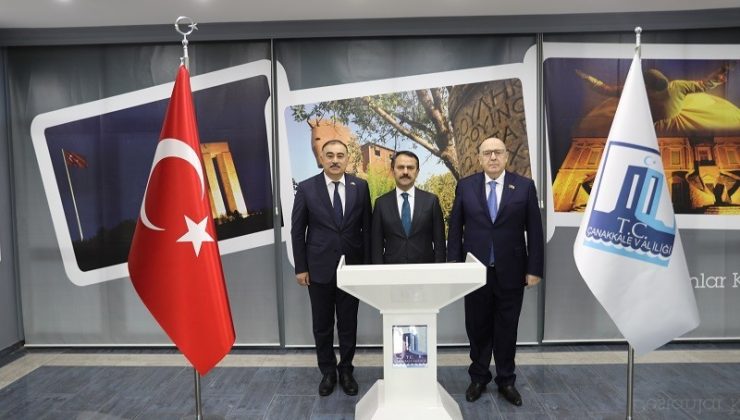 Azerbaycan Cumhuriyeti’nin Ankara Büyükelçisi Dr. Reşad Memmedov, Vali İlhami Aktaş’ı ziyaret etti