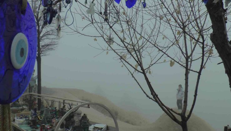 Kapadokya bölgesinde sis etkili oldu
