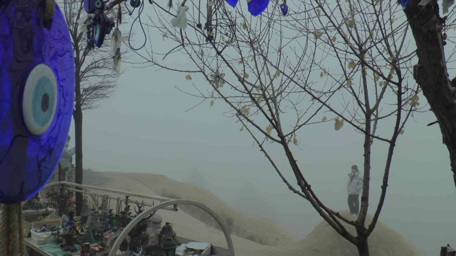 Kapadokya bölgesinde sis etkili oldu