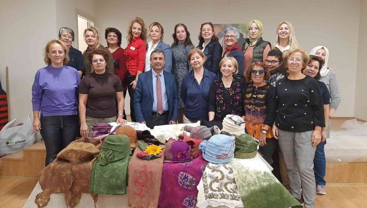 Türk süsleme ve geleneksel el sanatları kursu sona erdi