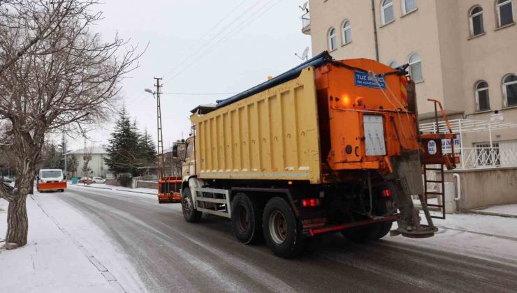 Nevşehir’de 400 personel karla mücadele edecek