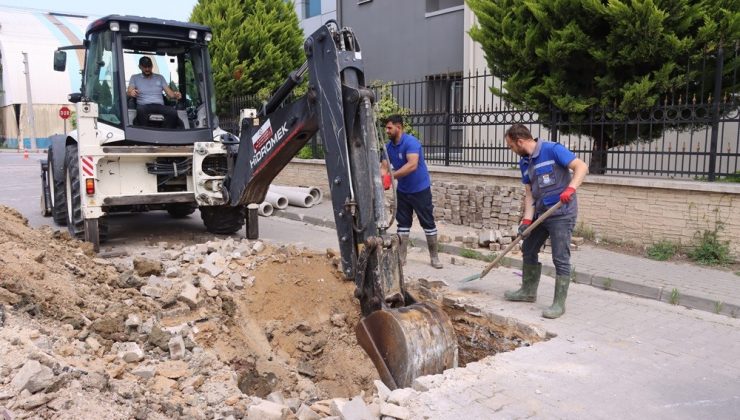 Yalova Belediyesi yeni kanalizasyon hatları yapıyor